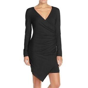 Adelyn Rae Faux Long Sleeve Wrap Dress Boutique